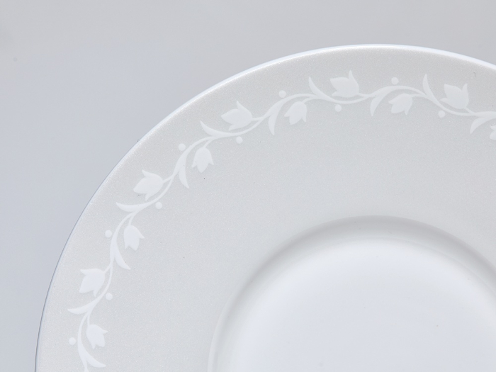 Чашка с блюдцем 130 мл, форма Идиллия, рисунок Жемчужная сетка, арт. 81.34972.00.1, 