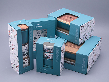 Форма для выпечки круглая, в подарочной упаковке, форма Стандартная, рисунок Календа, арт 42.00077.00.1