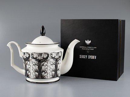 Подарочный набор чайник форма Юлия рисунок Сысоев. Волшебный сад I арт. 81.30910.00.1
