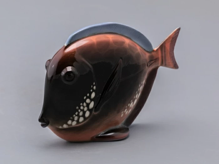 Скульптура форма Рыба-диск среднего размера рисунок Розовый, арт. 82.50097.00.1, 