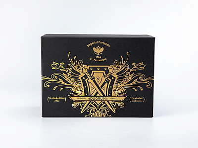 Подарочный набор стопок форма Сувенирная 1 рисунок Кворум, арт. 81.30291.00.1