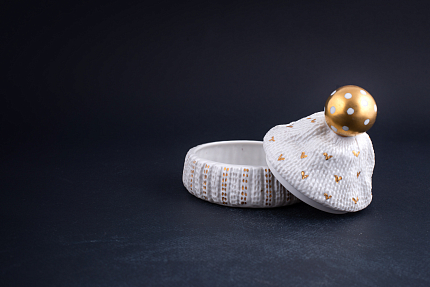 Шкатулка Детская шапочка, рисунок Золотой Помпон, арт 60.14116.00.1