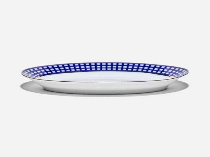 Сервиз столовый на 6 персон 21 предмет, форма Европейская, рисунок Кобальтовая клетка, арт. 81.11329.00.1, 