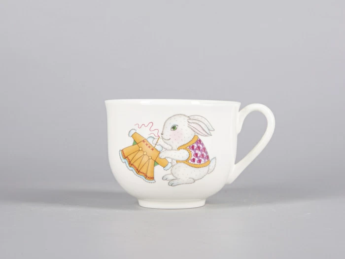 Чашка с блюдцем чайная 335 мл форма Ландыш рисунок Шубка арт. 81.30681.00.1, 