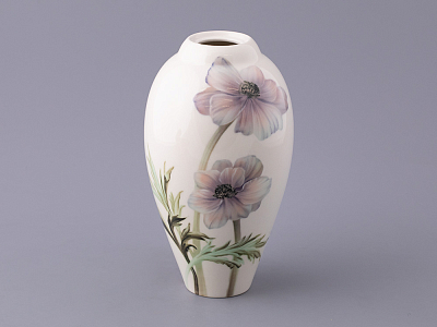 Ваза форма Фрезия, рисунок Анемоны, арт. 80.48117.00.1