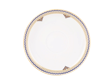 Чашка с блюдцем чайная 220 мл форма Банкетная рисунок Дерево жизни арт. 81.28336.00.1