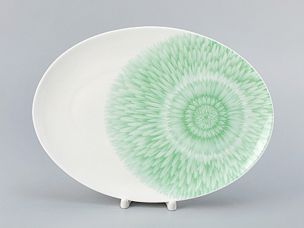 Блюдо овальное 290х210 мм форма Восточная рисунок Aloha Lagoon, арт. 80.40052.00.1