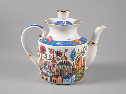 Сервиз чайный форма Банкетная рисунок Чудоград 6 персон 14 предметов арт. 81.29156.00.1