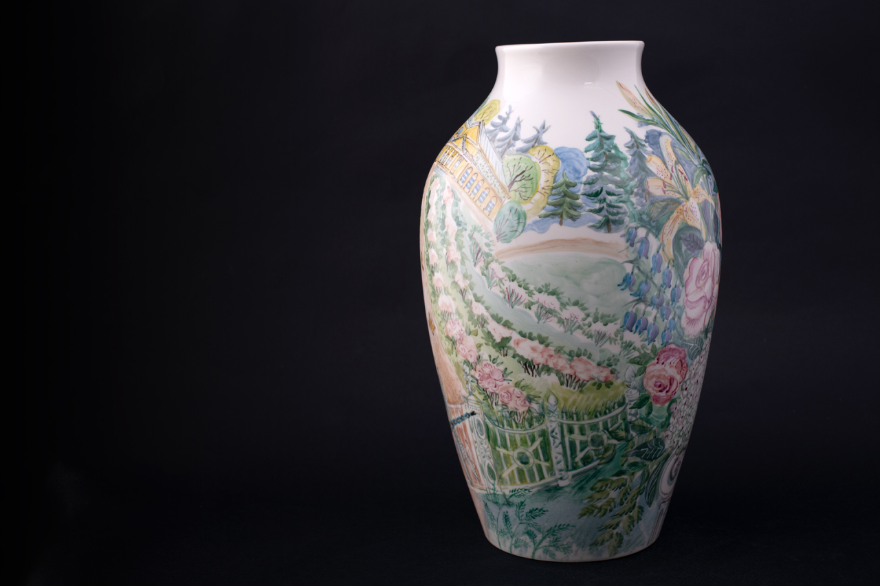 Ваза Павильон роз, форма Ламповая, арт 45.09399.00.1, 