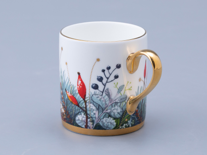 Чашка с блюдцем кофейная 115 мл, форма Идиллия, рисунок Календа, арт 81.34480.00.1, 