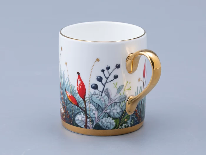 Чашка с блюдцем кофейная 115 мл, форма Идиллия, рисунок Календа, арт 81.34480.00.1, 