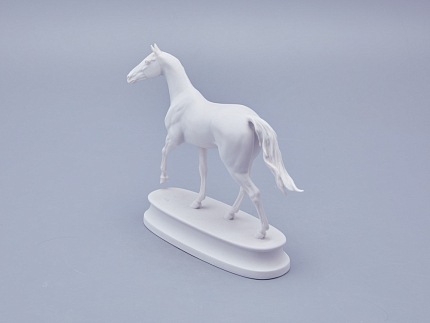 Скульптура в подарочной упаковке, форма Конь Ахалтекинский, рисунок Белый, арт. 81.18627.00.1