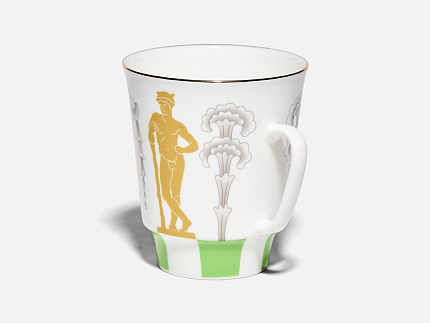 Чашка с блюдцем 165 мл, форма Майская, рисунок Фонтан Большой Каскад, арт. 81.34933.00.1