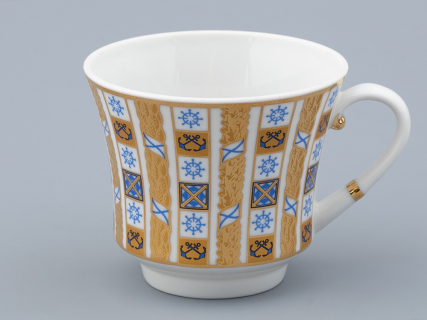 Чашка с блюдцем чайная форма Банкетная рисунок Кронштадт, арт. 81.32241.00.1, 