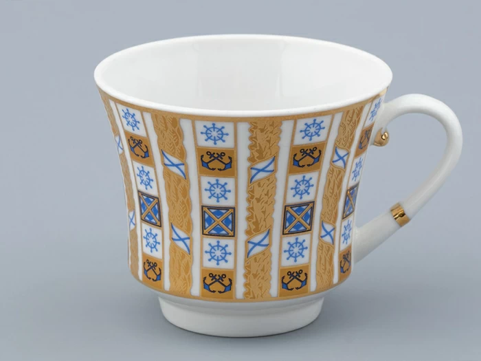 Чашка с блюдцем чайная форма Банкетная рисунок Кронштадт, арт. 81.32241.00.1, 