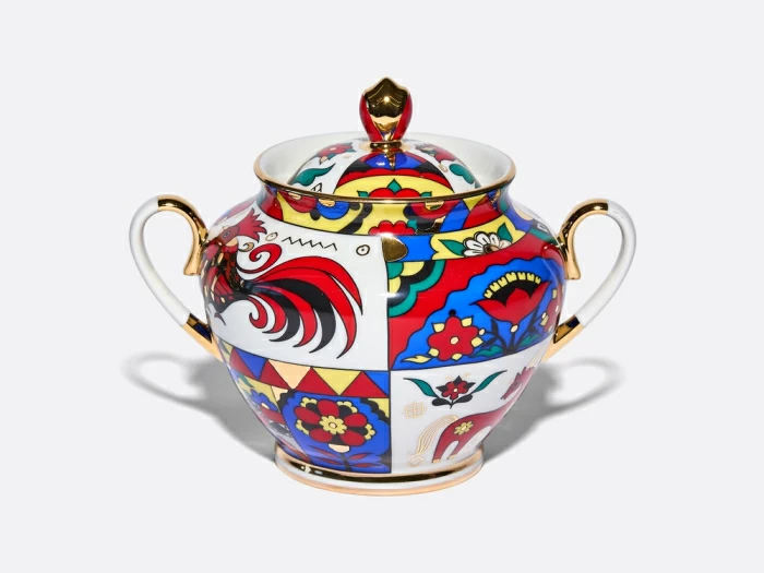 Сервиз чайный Весенняя Народные узоры, 6 персон 20 предметов, арт. 81.20885.00.1, 