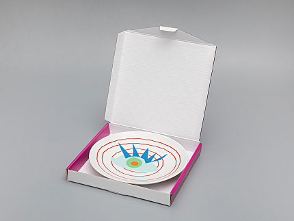 Декоративная тарелка в подарочной упаковке 195 мм, форма Эллипс рисунок Target eye 6, арт. 81.29508.00.1