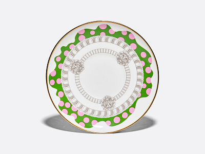 Чашка с блюдцем 165 мл, форма Майская, рисунок Фонтан Нимфа и Данаида, арт. 81.34935.00.1