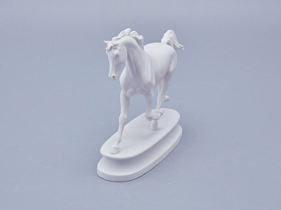 Скульптура в подарочной упаковке, форма Конь Арабской породы, рисунок Белый арт. 81.18628.00.1