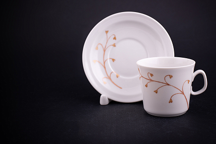 Сервиз кофейный форма Молодежная, рисунок Сентябрь на 6 персон 20 предметов, арт 61.21022.00.1