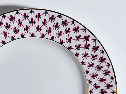 Тарелка 180 мм форма Гладкая рисунок Сетка-Блюз 2, арт 80.86484.00.1