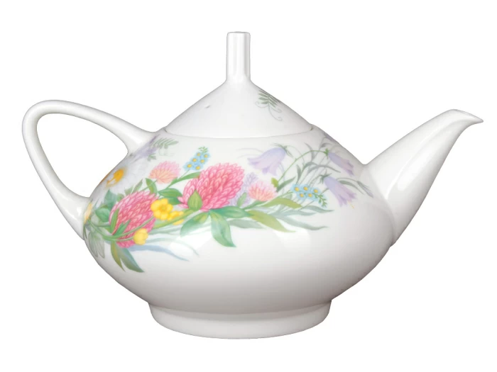 Сервиз чайный форма Купольная рисунок Полевые цветы, 6 персон 14 предметов, арт. 81.23109.00.1, 