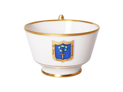 Чашка с блюдцем чайная 240 мл форма Александрия рисунок Коттеджный арт. 81.15359.00.1