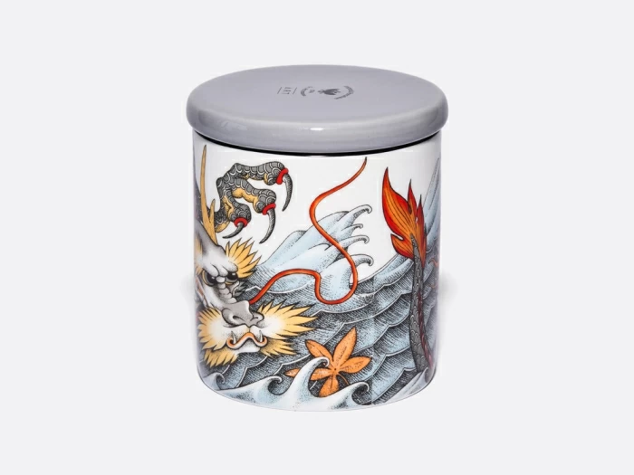 Подарочный набор Свеча рисунок Tattoo Dragon (Татуировка Дракон) аромат Аква арт. 81.31628.00.1, 