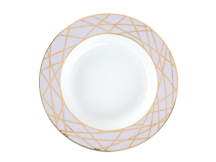 Тарелка глубокая 225 мм форма Европейская - 2 рисунок Морозная сказка, арт. 80.96943.00.1