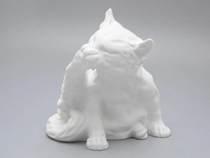 Скульптура форма Кот Белый бисквит, арт 82.47392.00.1, 