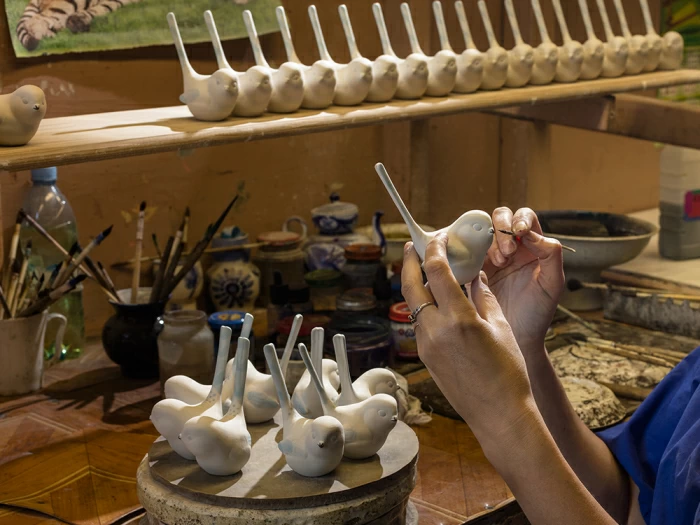 Скульптура Длиннохвостая синица арт. 82.01051.00.1, 