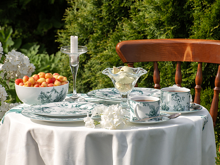 Салатник 160 мм форма Восточная Рисунок Monplaisir Green, арт. 80.48344.00.1