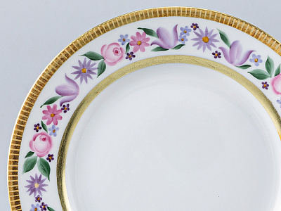 Тарелка мелкая 160 мм форма Европейская рисунок Воспоминание арт.  80.58174.00.1