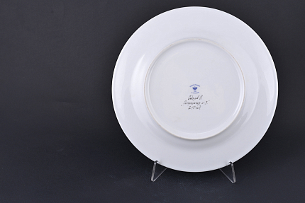 Декоративная тарелка Энтомология, на форме Mazarin 300 мм, арт 60.12084.00.5