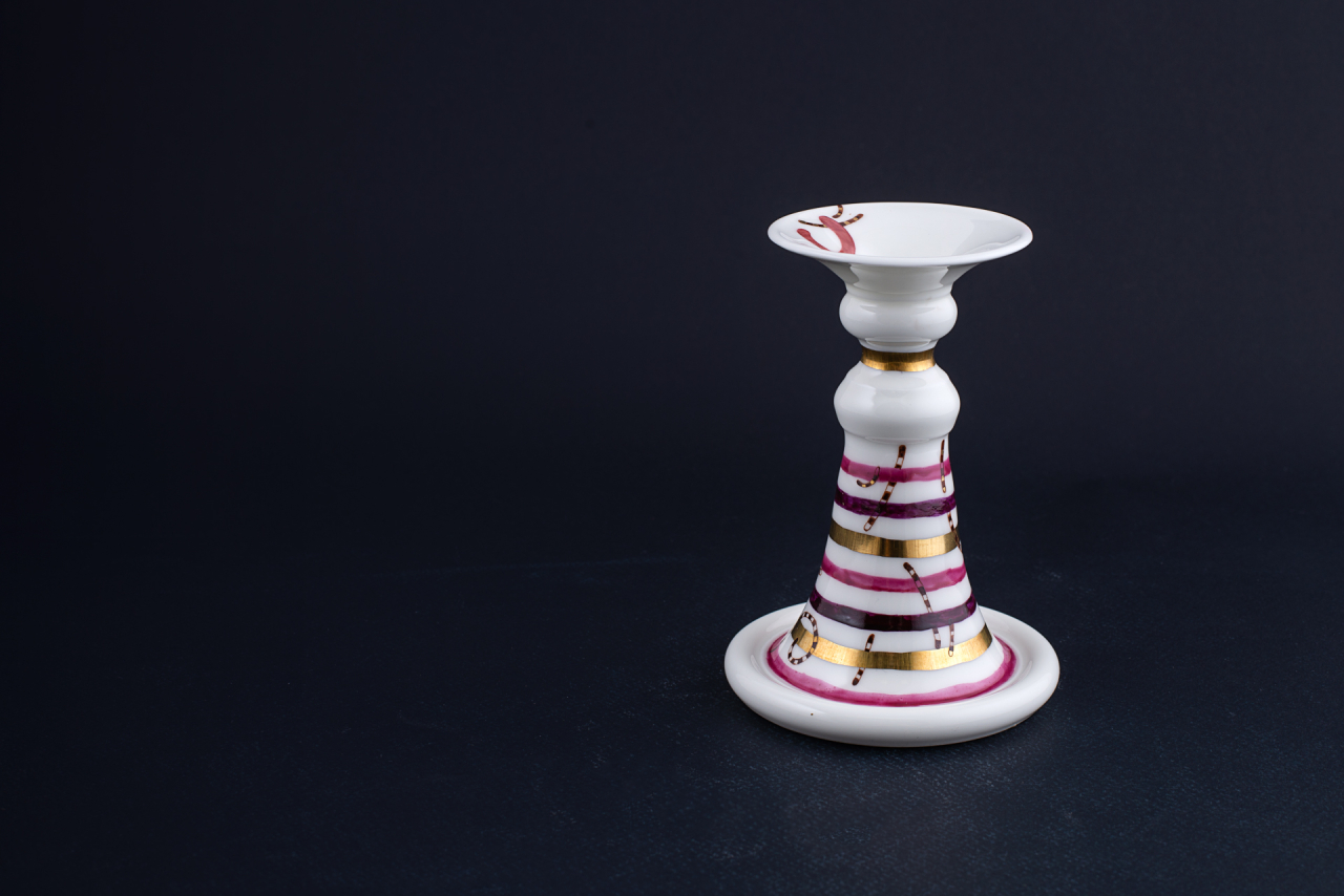 Подсвечник высокий Праздник, на форме Классика, арт 60.01209.00.1, 