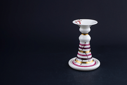 Подсвечник высокий Праздник, на форме Классика, арт 60.01209.00.1