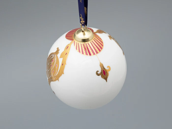 Новогодний Шар в подарочной упаковке, рисунок Рождественские узоры, арт 81.33344.00.1, 