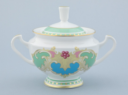 Сервиз чайный форма Айседора рисунок Аквамарин 6 персон 14 предметов арт. 81.30906.00.1, 