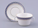 Чашка с блюдцем для бульона Молодежная Кобальтовая сетка арт. 81.13919.00.1, 