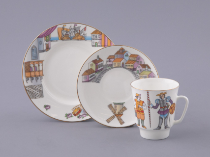 Трехпредметный комплект 165 мл форма Майская рисунок Балет Дон Кихот, арт. 81.23693.00.1, 