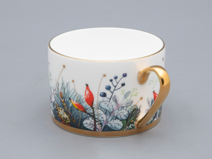 Чашка с блюдцем 250 мл, форма Идиллия, рисунок Календа-2, арт. 81.33748.00.1, 