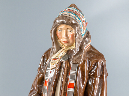 Скульптура Народности России Тунгузская женщина арт. 82.78568.00.1