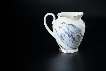 Сливочник 400 мл., форма Весенняя, рисунок  Любимые цветы модерна арт 60.14790.00.1