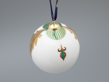 Новогодний Шар в подарочной упаковке, рисунок Рождественские узоры, арт 81.33343.00.1, 