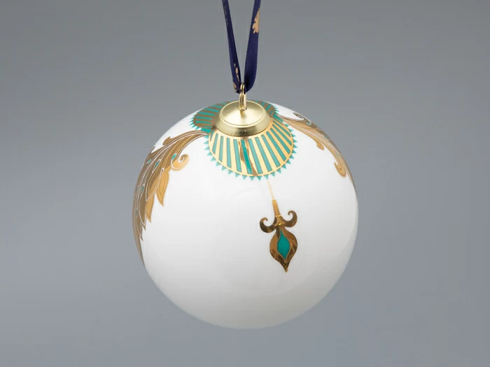 Новогодний Шар в подарочной упаковке, рисунок Рождественские узоры, арт 81.33343.00.1, 