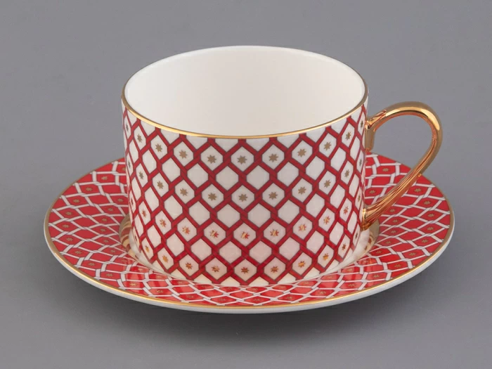 Чашка с блюдцем 250 мл форма Идиллия рисунок Скарлетт 1 арт. 81.26826.00.1, 