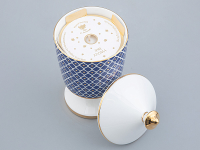 Подарочный Набор Свеча ароматическая Индиго 2 аромат Ваниль Ваниль Пачули арт. 81.32064.00.1