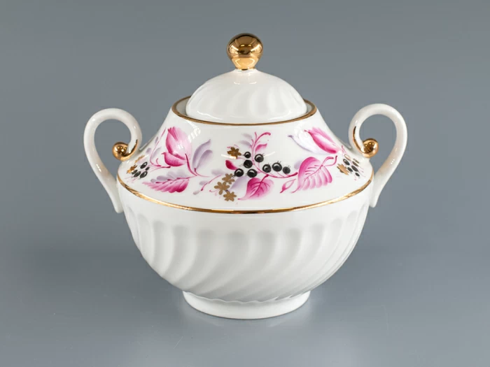 Сахарница форма Витая, рисунок Лесная ягода, арт 80.00595.00.1, 