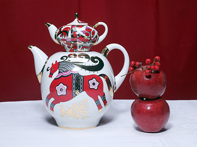 Чайник доливной Новгородский Красный конь 2450 мл арт. 80.00765.00.1