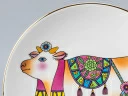 Тарелка декоративная 195 форма Эллипс рисунок Восточный сувенир. Бычок, арт. 80.99932.00.1, 